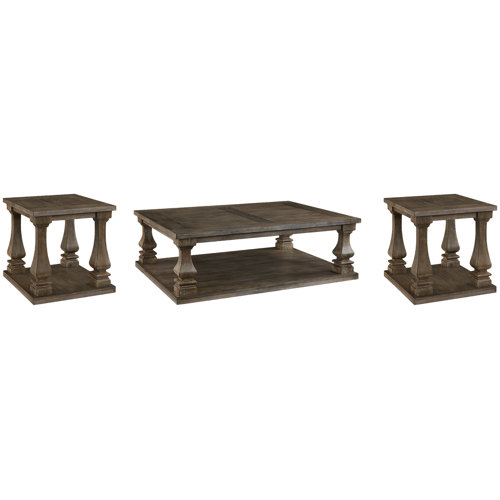 Signature Design by Ashley Johnelle 3 Piece Coffee Table Set & Reviews